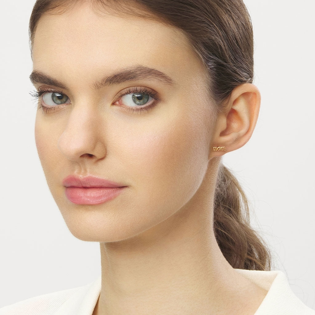 LULU Copenhagen For My Mom örhänge 1 st Ear stud, 1 pcs Guldpläterad
