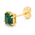 Gala Crystal Bling örhänge 1 st - Emerald/Gold Plated