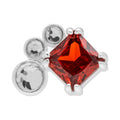 Gala Red Bling Left örhänge 1 st