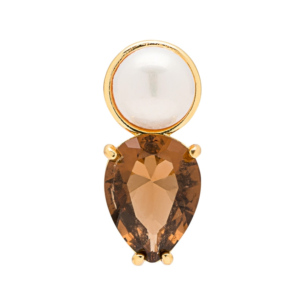 LULU Copenhagen Gala The Drop örhänge 1 st Ear stud, 1 pcs Guldpläterad