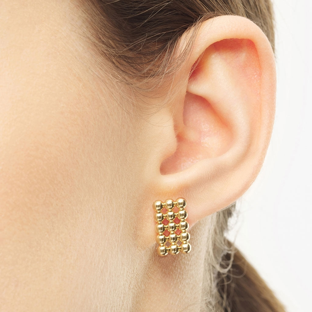 LULU Copenhagen Glamour örhänge 1 st Ear stud, 1 pcs Guldpläterad