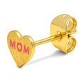 Heart Mom 1 st guldpläterad - Pink