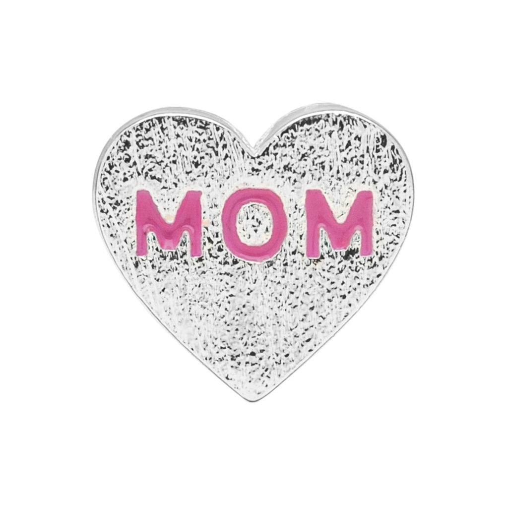 LULU Copenhagen Heart Mom örhänge 1 st guldpläterad Ear stud, 1 pcs Pink