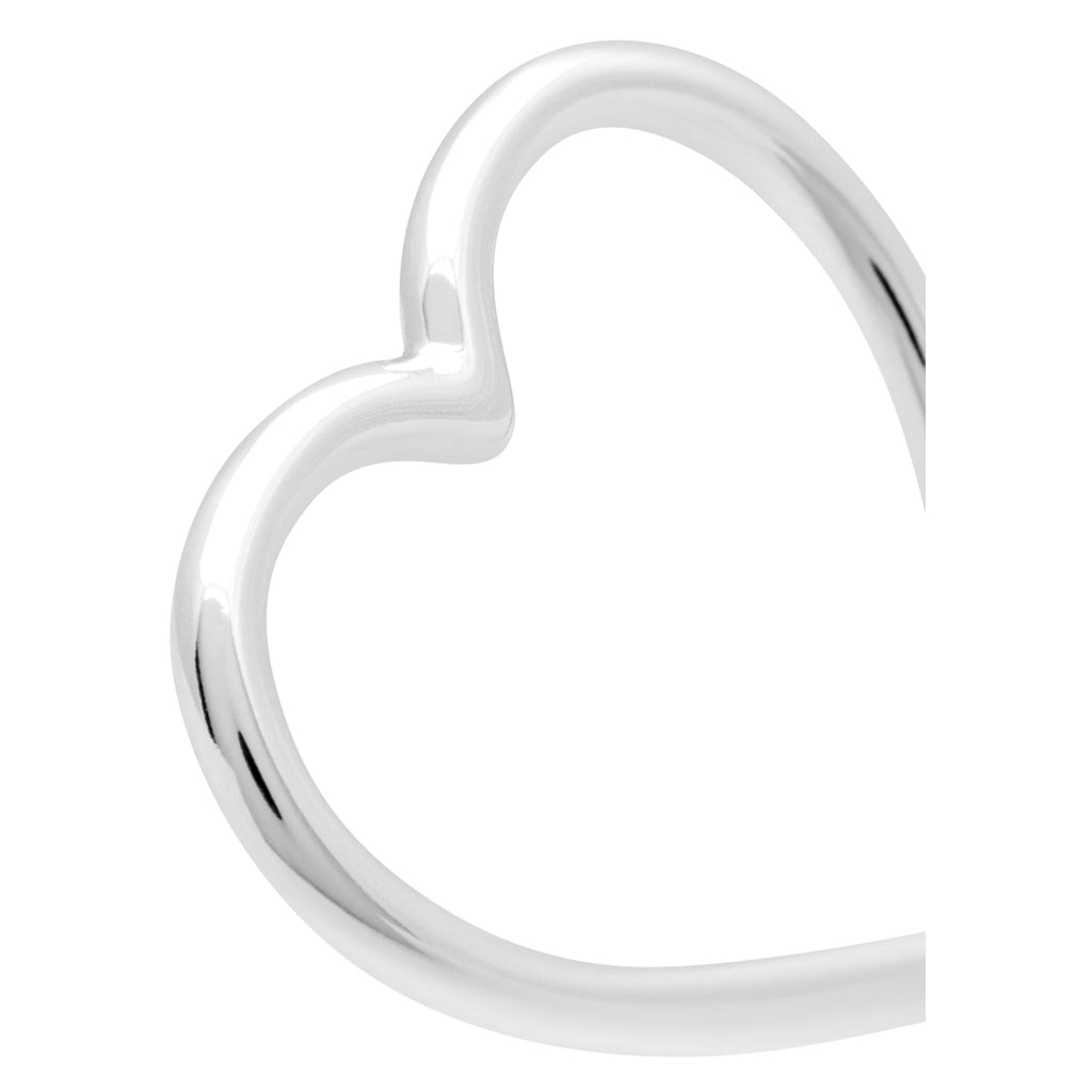 LULU Copenhagen Heart Ring forsilvrad Rings Silver Plated