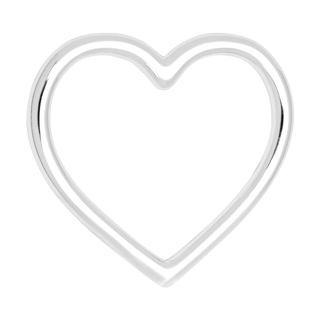 LULU Copenhagen Heart Ring forsilvrad Rings Silver Plated