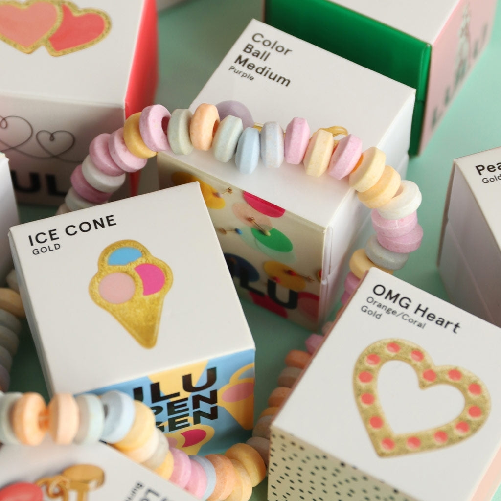 LULU Copenhagen Ice cone örhänge 1 st Ear stud, 1 pcs Guldpläterad