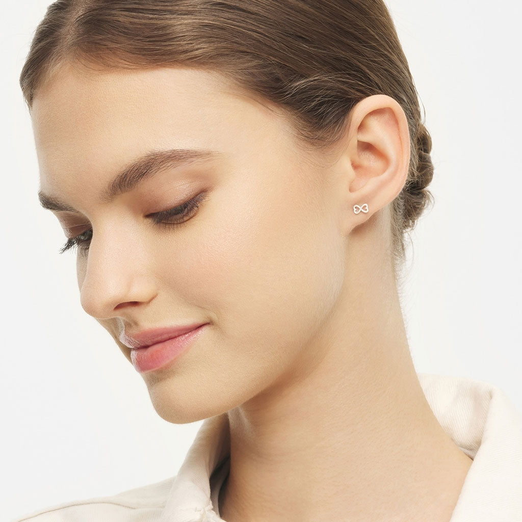 LULU Copenhagen Infinite Love 1 st Ear stud, 1 pcs Silver