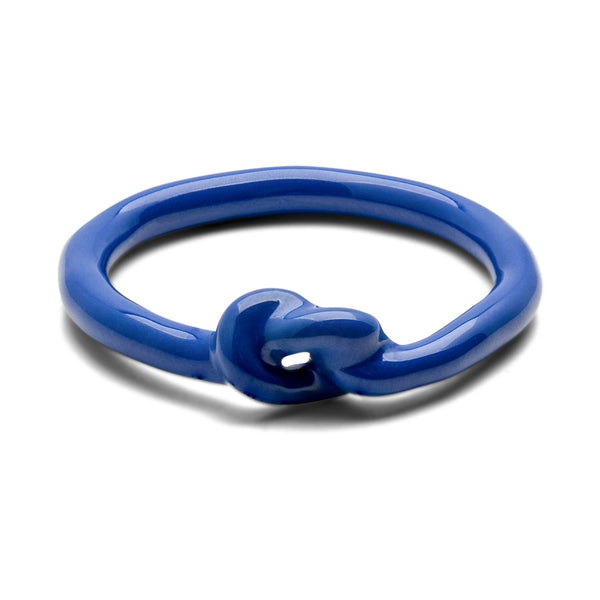 LULU Copenhagen Knot Ring Rings Dazzling Blue
