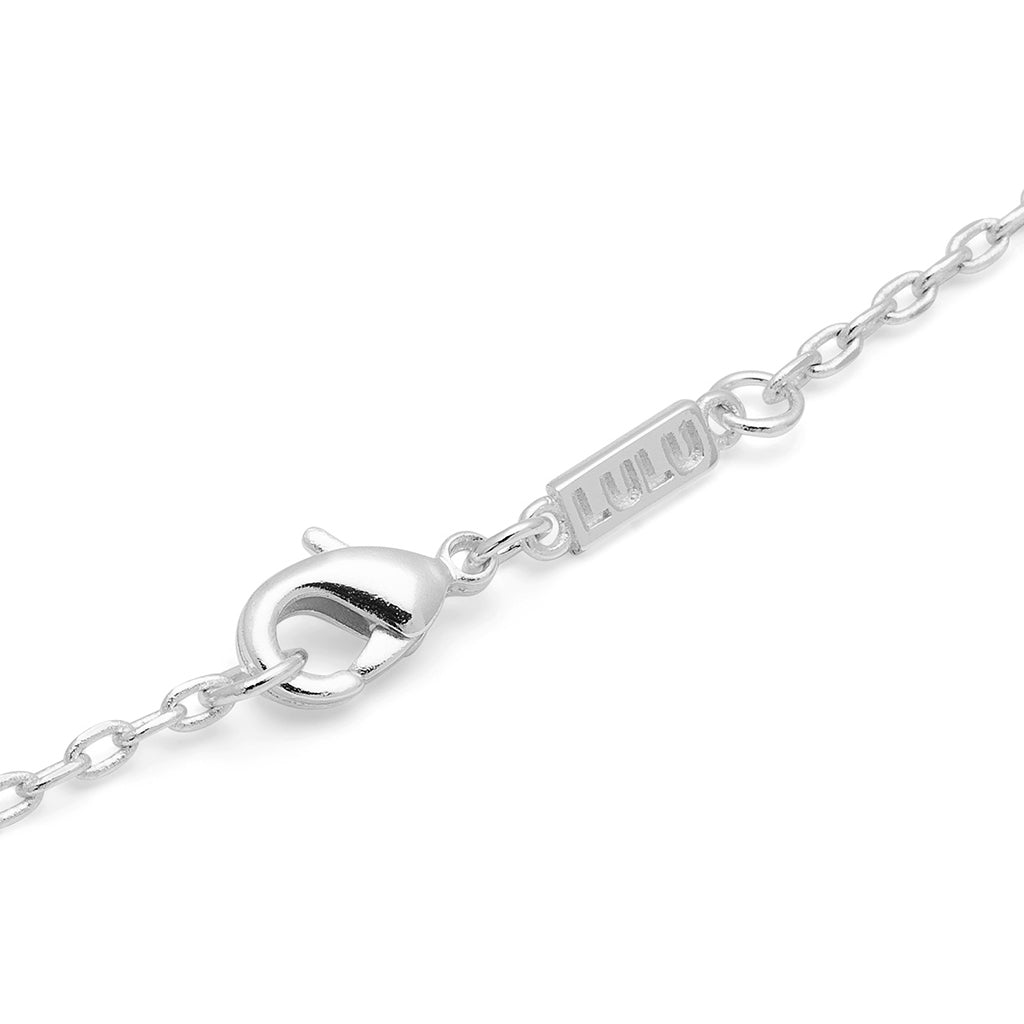 LULU Copenhagen Lemon Heart Halsband Necklaces Silver Plated
