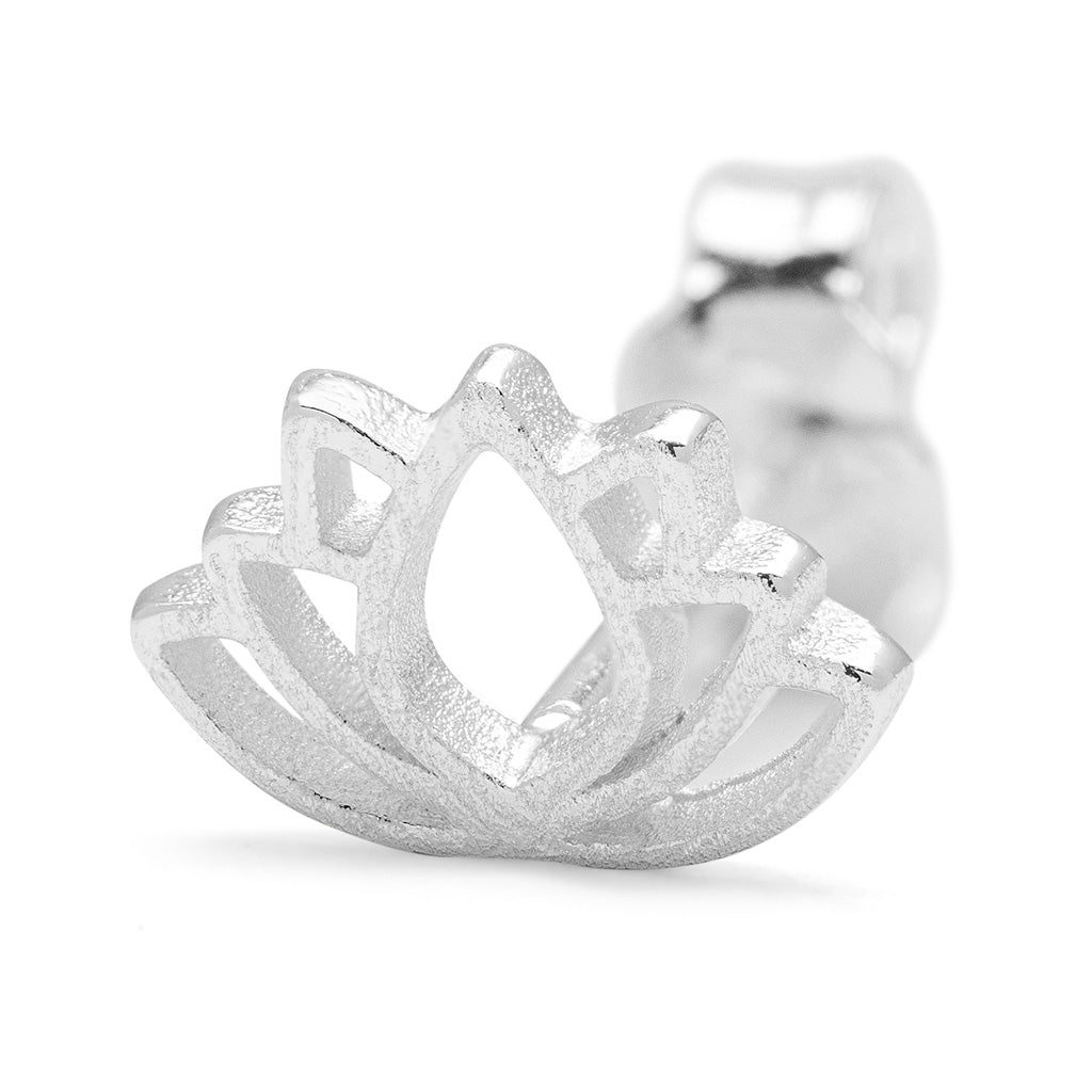 LULU Copenhagen Lotus örhänge 1 st Ear stud, 1 pcs Silver