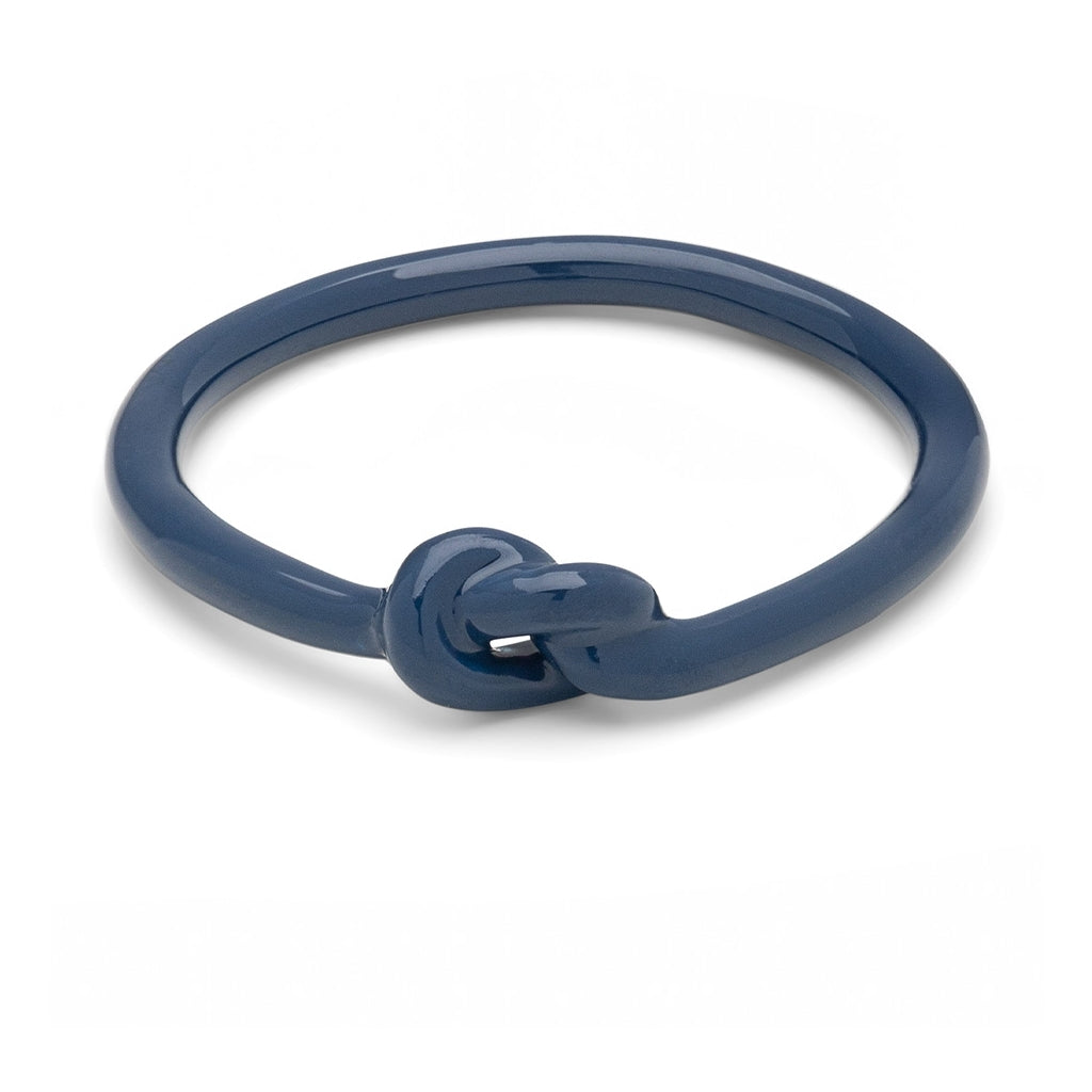 LULU Copenhagen Love Knot Ring Rings Retro Dark Blue