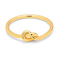 Love Knot Ring guldpläterat - Guldpläterad