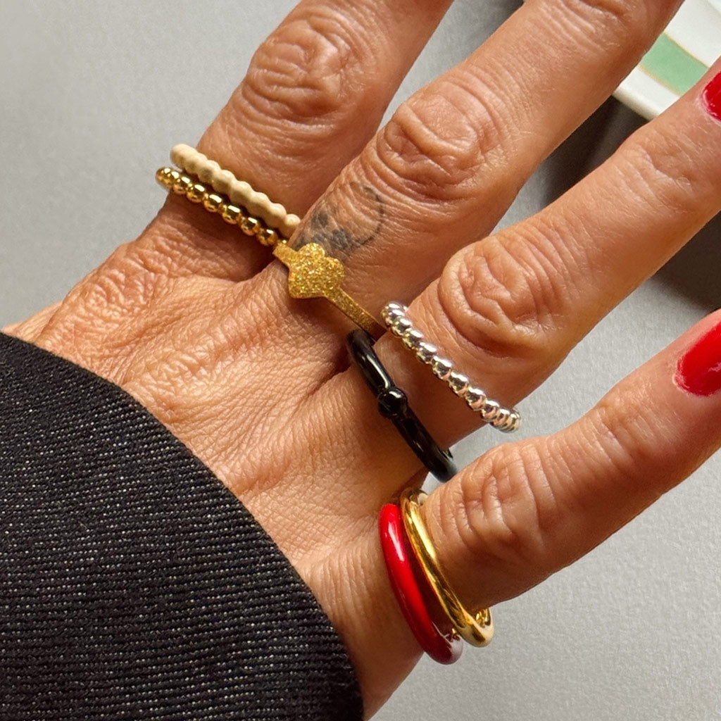 LULU Copenhagen Love Ring Rings Guldpläterad