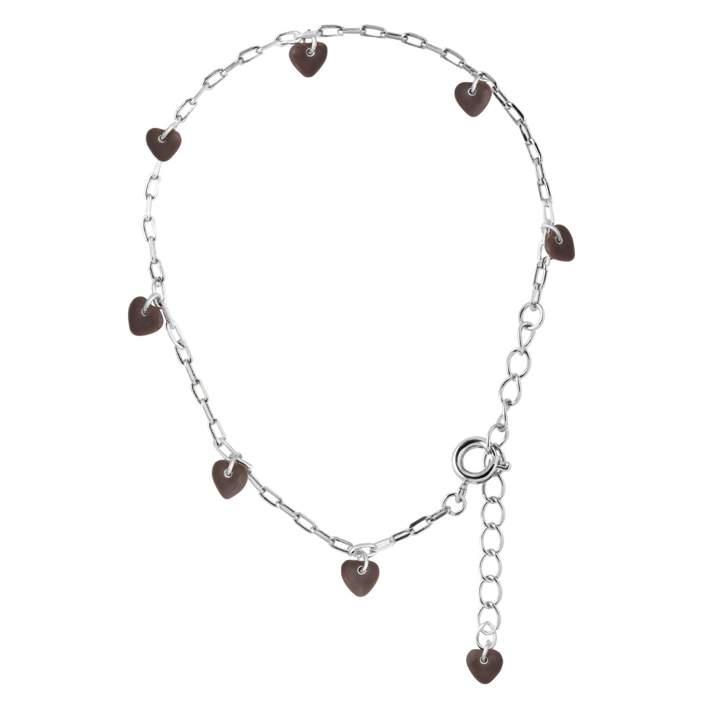 LULU Copenhagen Love U Armband forsilvrad Bracelets Cocoa Powder