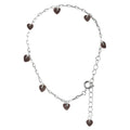Love U Armband forsilvrad - Cocoa Powder