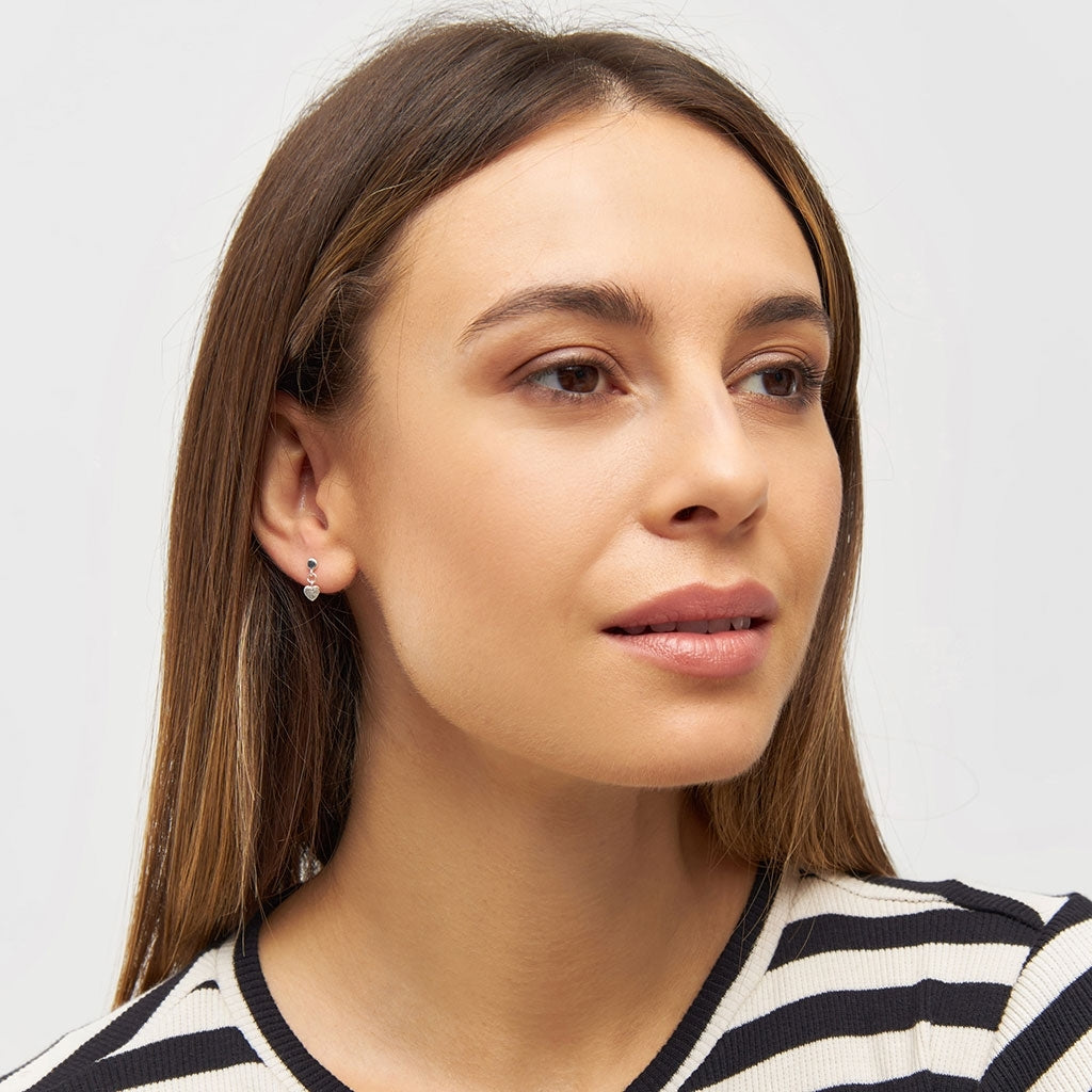LULU Copenhagen Love U Dangling örhänge 1 st Ear stud, 1 pcs Silver Plated