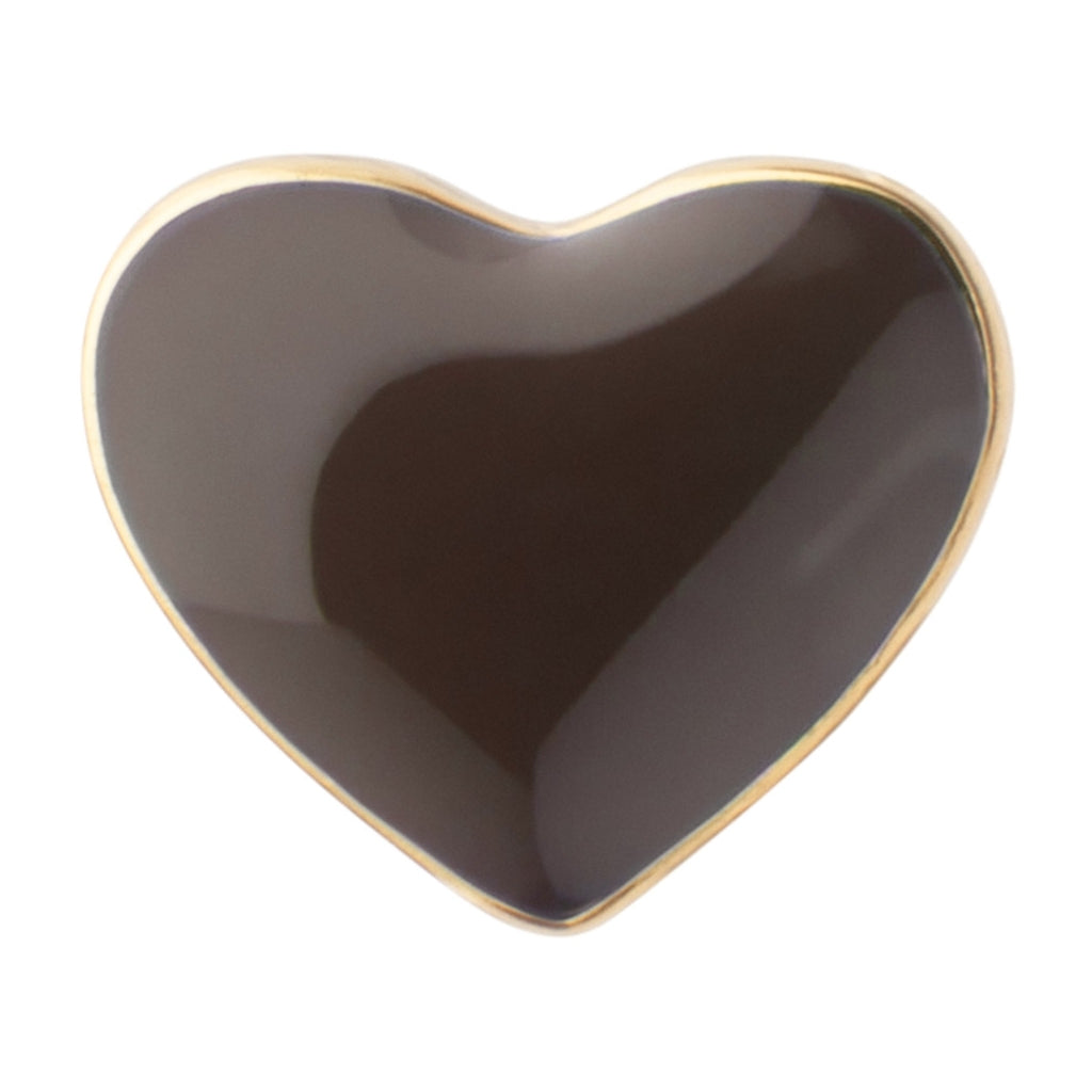 LULU Copenhagen Love U örhänge 1 st Ear stud, 1 pcs Cocoa Powder