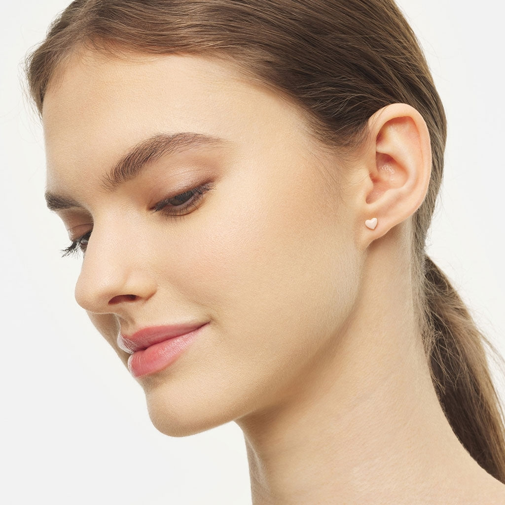 LULU Copenhagen Love U örhänge 1 st Ear stud, 1 pcs Dusty Peach
