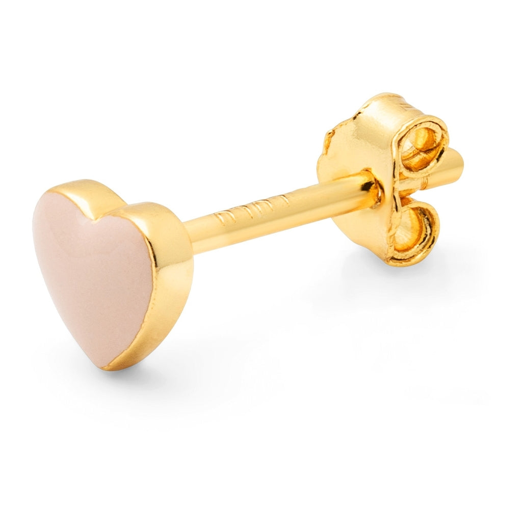 LULU Copenhagen Love U örhänge 1 st Ear stud, 1 pcs Dusty Peach