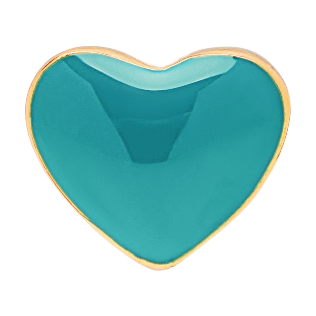 LULU Copenhagen Love U örhänge 1 st Ear stud, 1 pcs Retro Blue