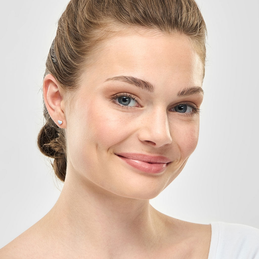 LULU Copenhagen Love U örhänge 1 st Ear stud, 1 pcs Skyride Blue