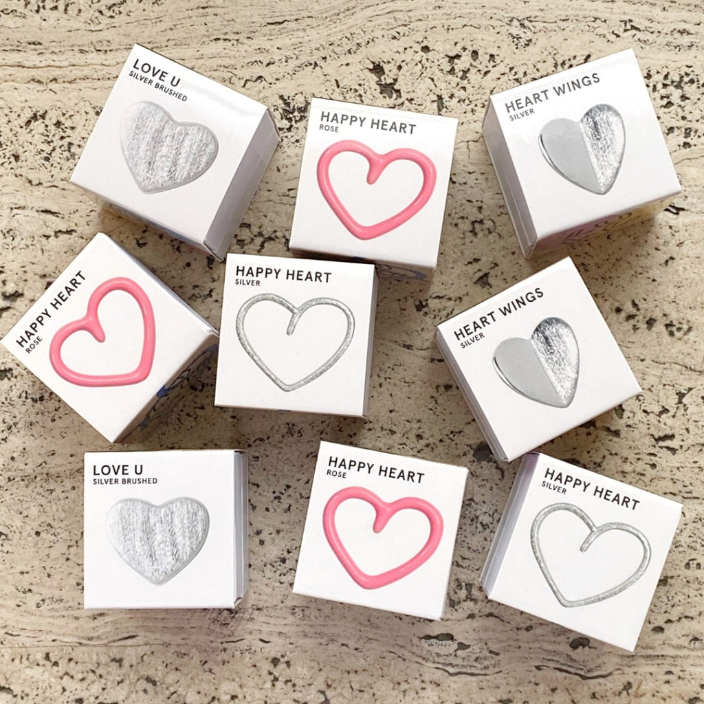 LULU Copenhagen Love U örhänge 1 st Ear stud, 1 pcs Silver