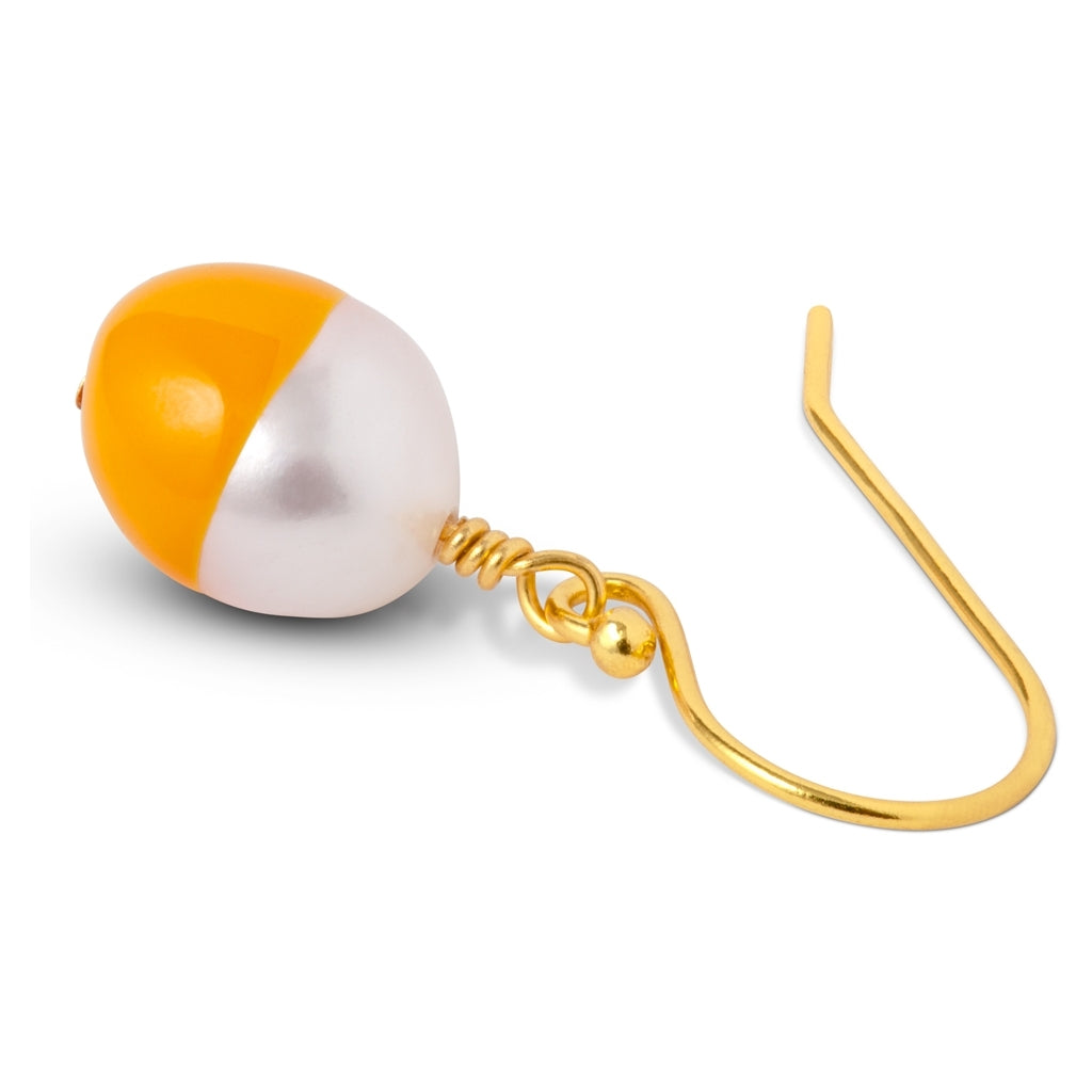 LULU Copenhagen LULU Baroque örhänge 1 st Ear stud, 1 pcs Marigold