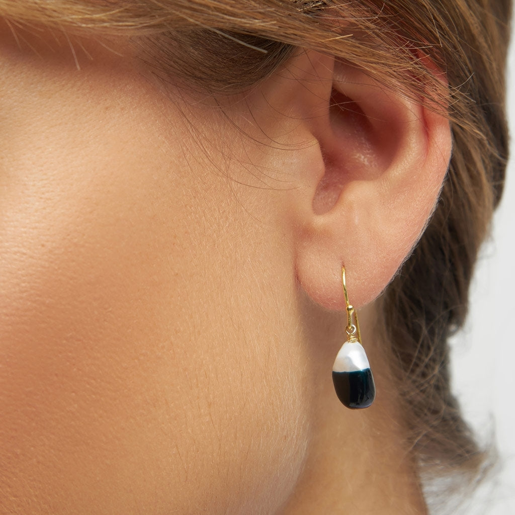 LULU Copenhagen LULU Baroque örhänge 1 st Ear stud, 1 pcs Svart