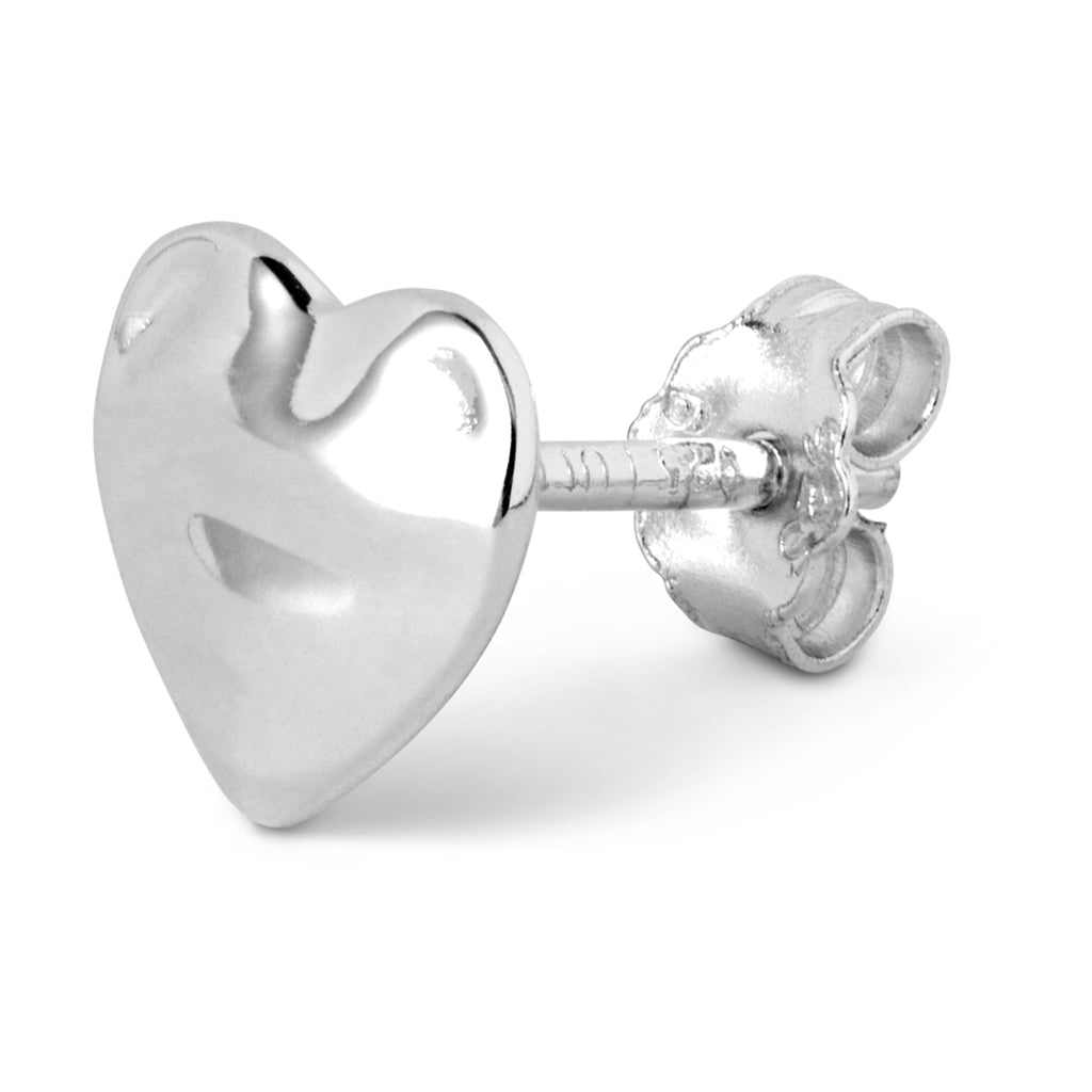 LULU Copenhagen Melted Heart örhänge 1 st Ear stud, 1 pcs Silver