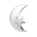 Moon & Star örhänge 1 st - Silver
