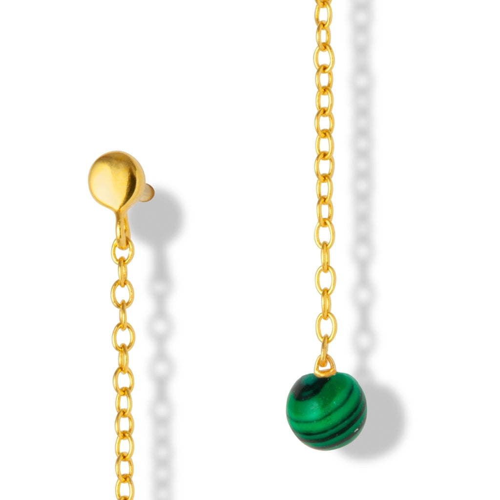 LULU Copenhagen Natural Stone Chain örhänge 1 st Ear stud, 1 pcs