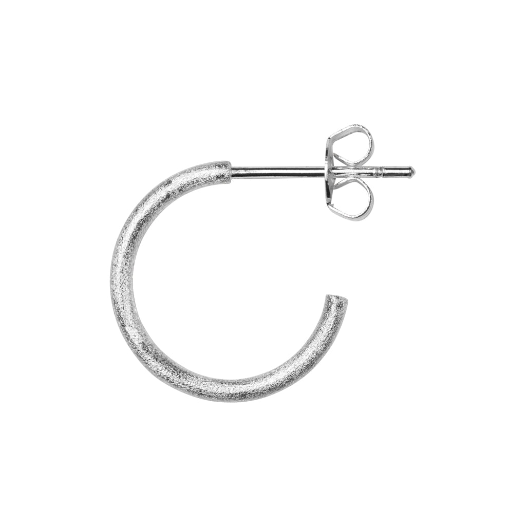 LULU Copenhagen Non Hoops Small par Hoops Silver Plated