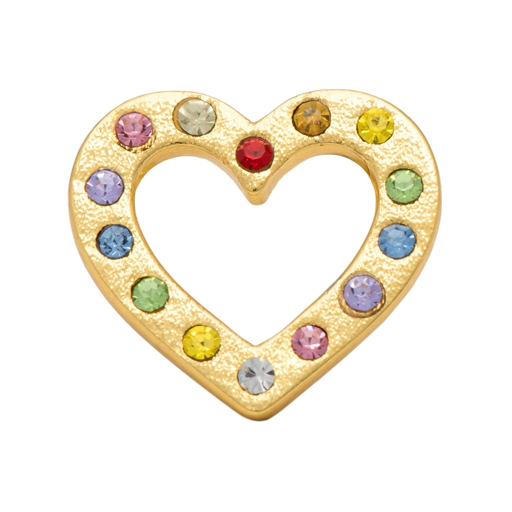 LULU Copenhagen OMG Heart örhänge 1 st Ear stud, 1 pcs Rainbow