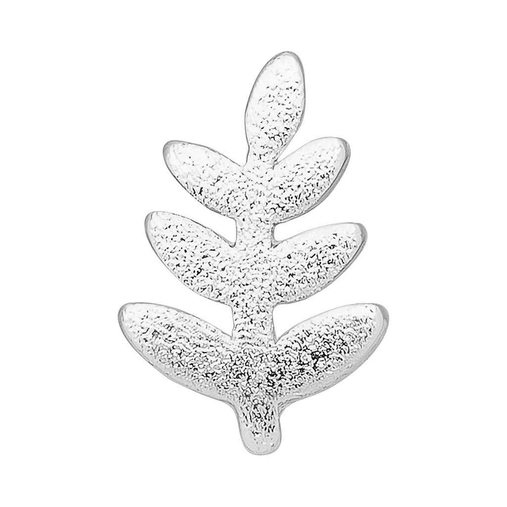 LULU Copenhagen Olive Branch 1 st Ear stud, 1 pcs Silver Plated