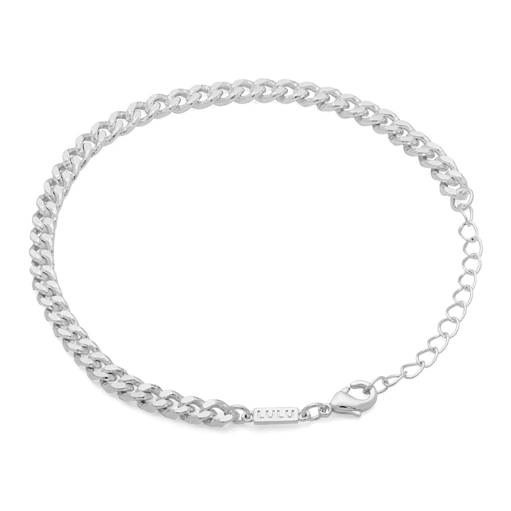 LULU Copenhagen Panzer Armband silverpläterad Bracelets Silver Plated