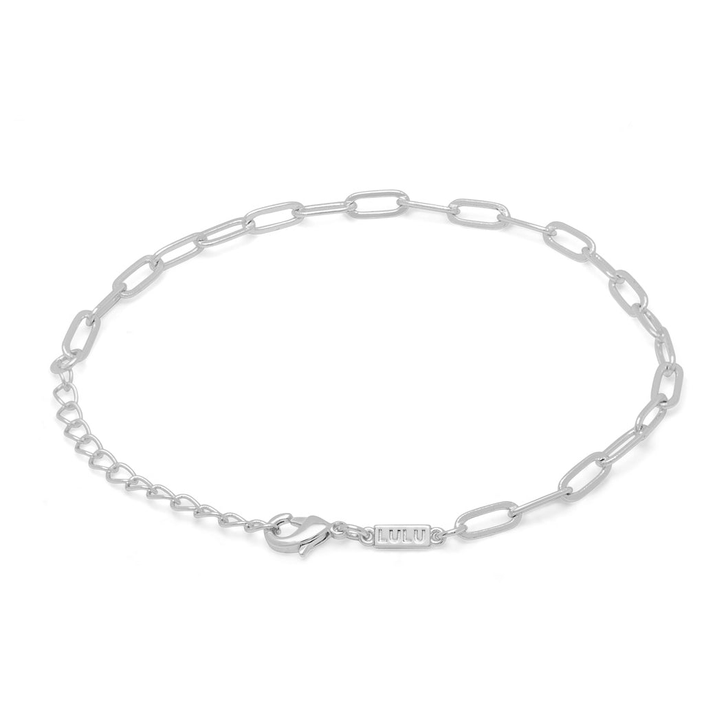 LULU Copenhagen Paperclip Armband silverpläterad Bracelets Silver Plated