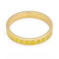 Pattern Ring guldpläterad - Wild Lime