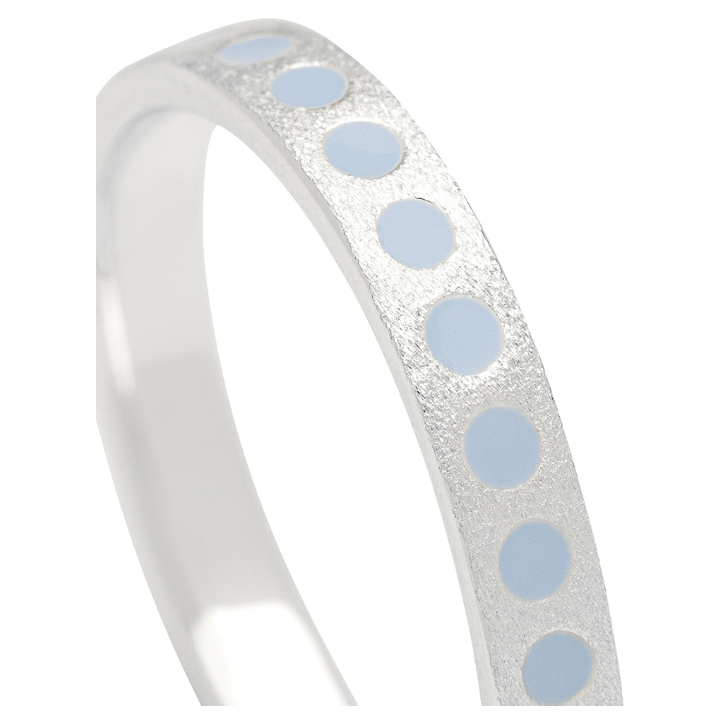 LULU Copenhagen Pattern Ring silver Rings Skyride Blue