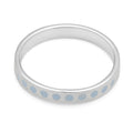 Pattern Ring silver - Skyride Blue