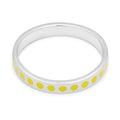 Pattern Ring silver - Wild Lime