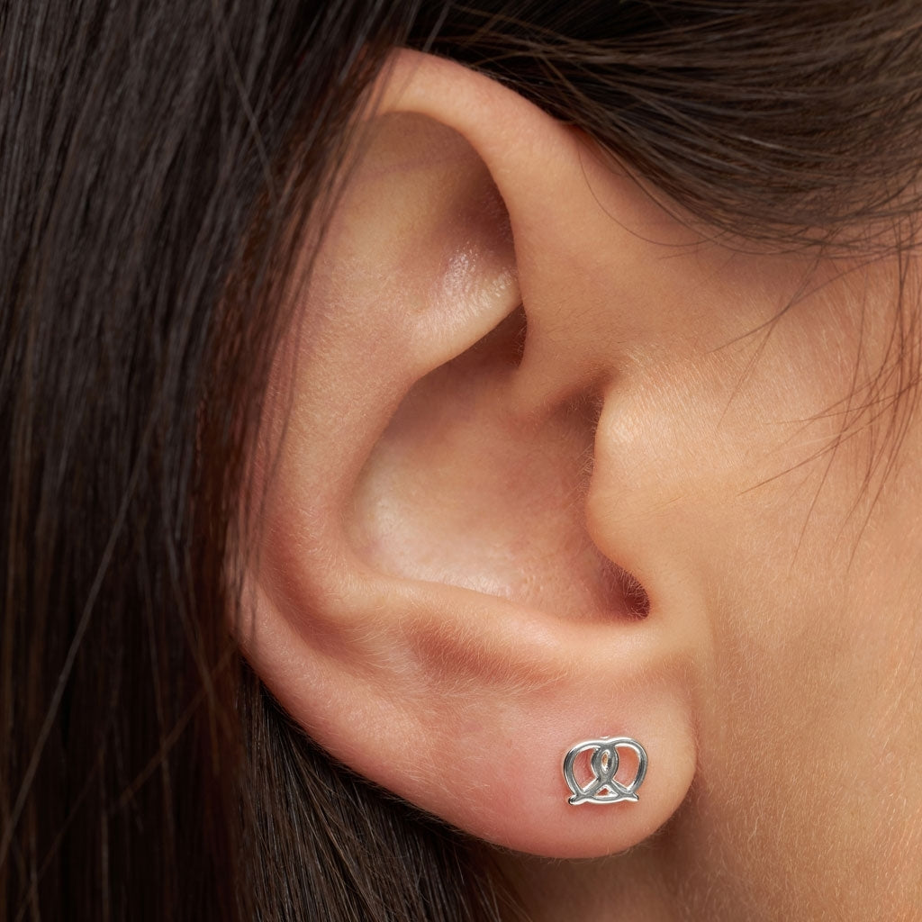 LULU Copenhagen Pretzel örhänge 1 st Ear stud, 1 pcs Silver