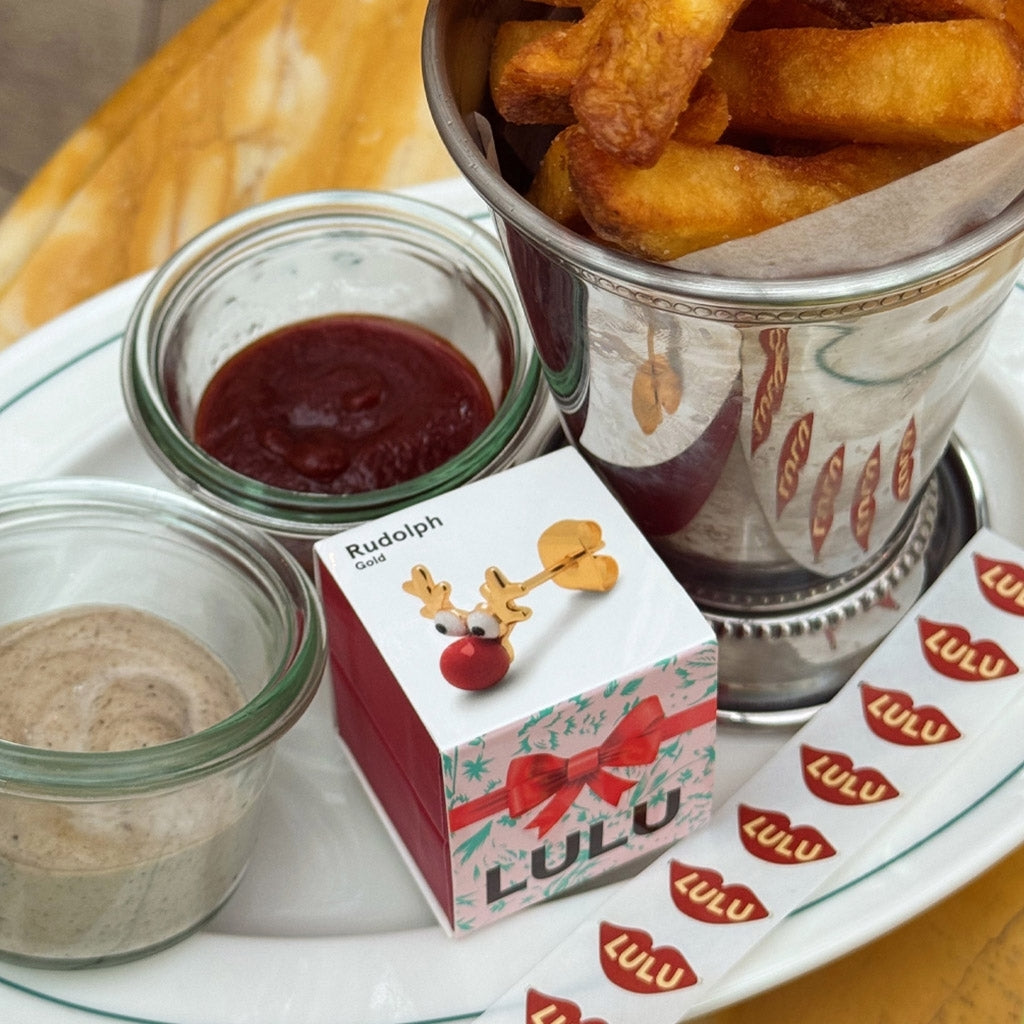 LULU Copenhagen Rudolph örhänge 1 st Ear stud, 1 pcs Guldpläterad