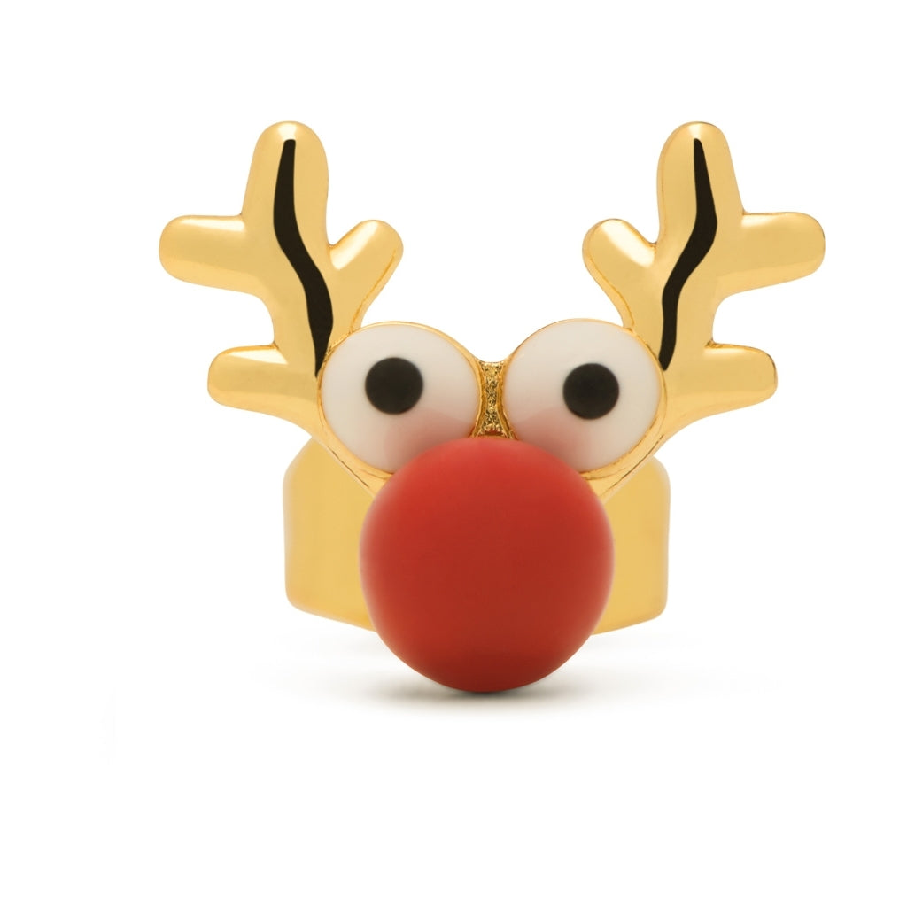 LULU Copenhagen Rudolph örhänge 1 st Ear stud, 1 pcs Guldpläterad
