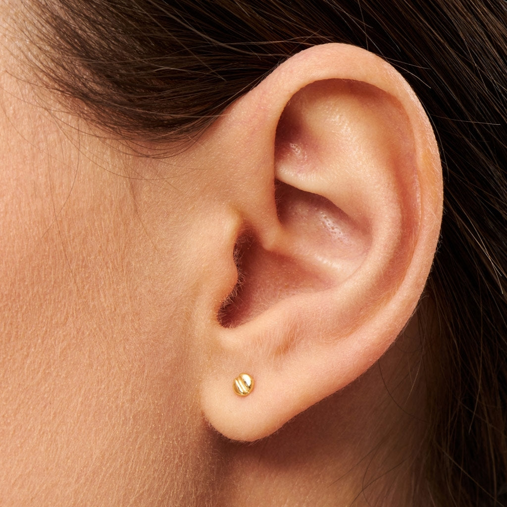 LULU Copenhagen Screw örhänge 1 st Ear stud, 1 pcs Guldpläterad