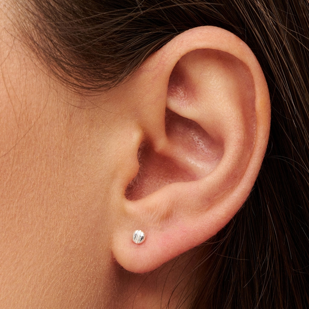 LULU Copenhagen Screw örhänge 1 st Ear stud, 1 pcs Silver