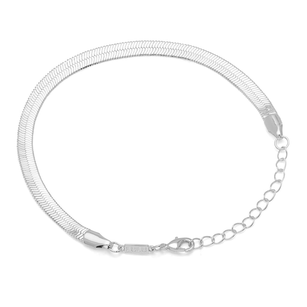 LULU Copenhagen Snake Armband silverpläterad Bracelets Silver Plated