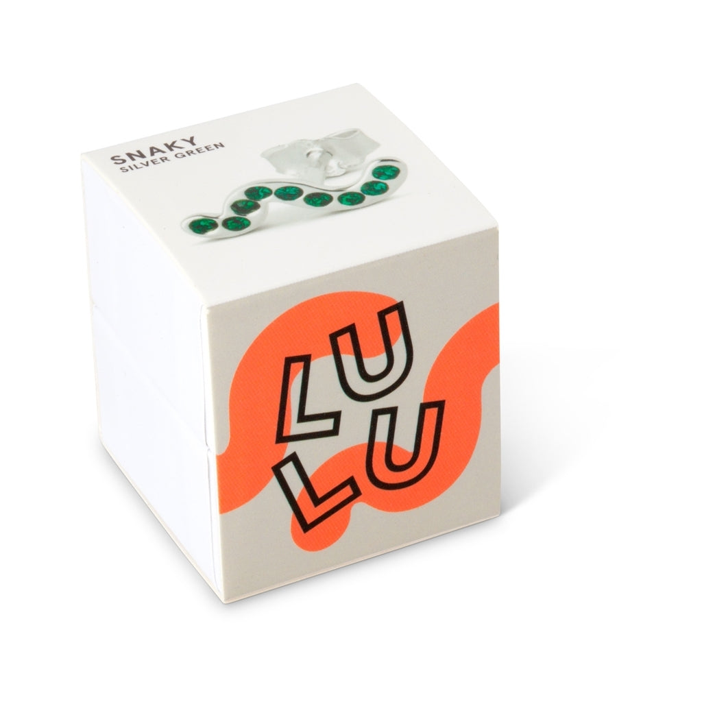 LULU Copenhagen Snaky örhänge 1 st Ear stud, 1 pcs Grön