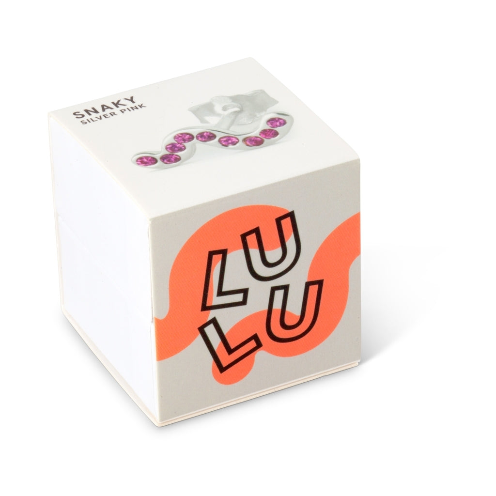 LULU Copenhagen Snaky örhänge 1 st Ear stud, 1 pcs Pink