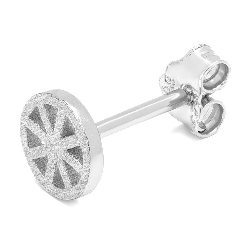 LULU Copenhagen Spinning Wheel örhänge 1 st Ear stud, 1 pcs Silver