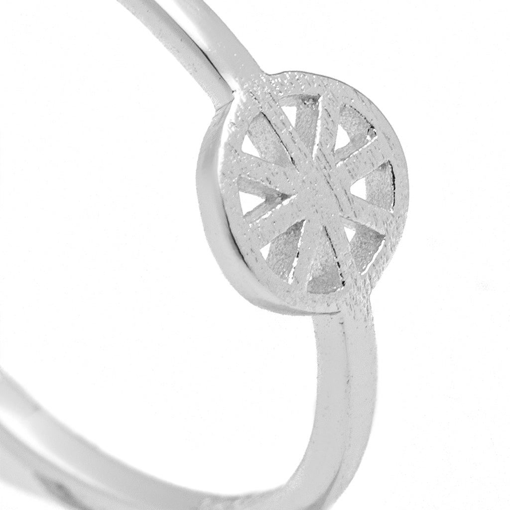 LULU Copenhagen Spinning Wheel Ring Rings Silver